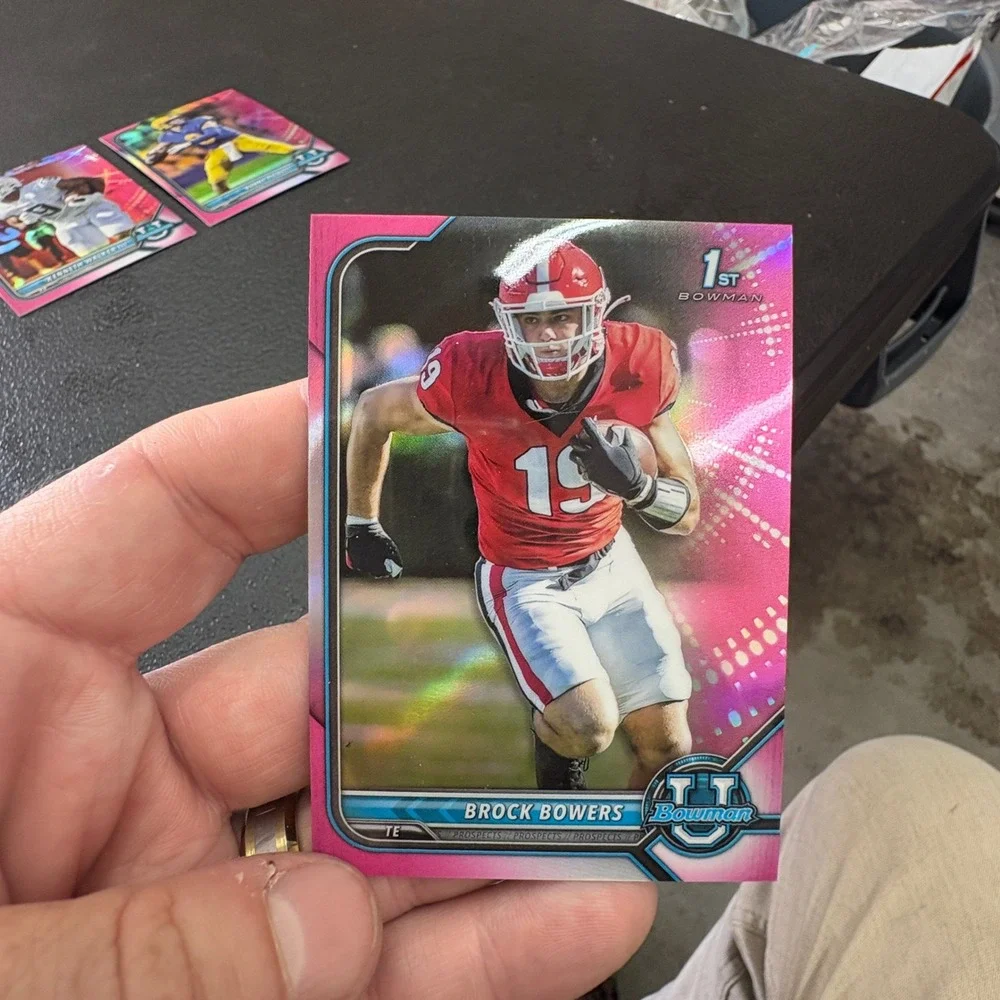 2022‎ Bowman University Football 5 Card Lot Will Levis Brock Bowers Refractor